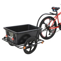 Przyczepa rowerowa TERY, 90l, 61x153x90cm, czarna
