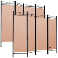 Parawan składany Lucca 2er-Set Pink 180x163cm