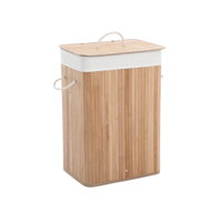 Kosz na bieliznę DORA, 72 l, naturalny brąz