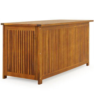 Drewniana skrzynia ACACIA, 117x50x59cm, naturalny brąz