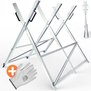 Kozioł do cięcia drewna ALBERT, 83x81x88cm, srebrna