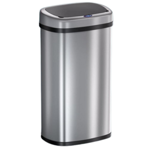 Kosz na śmieci DEUS z czujnikiem, 58 litrów, srebrna