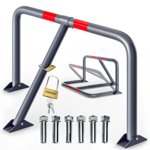 Blokada parkingowa ANTONIA, 80x47x44cm, szara