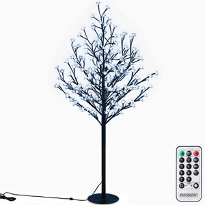 Świecące drzewo CHERRY do wnętrz i na zewnątrz, 180cm, niebieski 