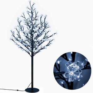 Świecące drzewo CHERRY do wnętrz i na zewnątrz, 180cm, niebieski 
