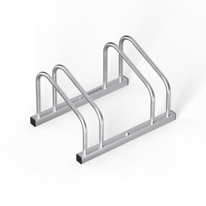 Stojak na 2 rowery BIKE, 50x32x27cm, srebrna  