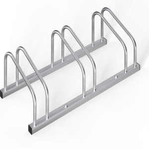 Stojak na 3 rowery BIKE, 84x32x27cm, srebrna  