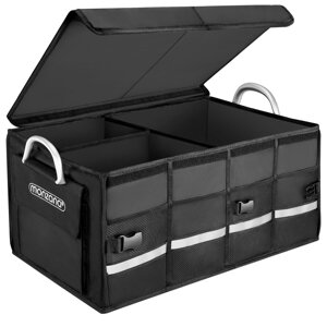 Organizator do bagażnika samochodowego 63 L czarny 60x35x30cm