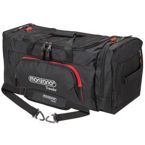 Torba podróżna na ramię JERGY, 90 l, 65x32x33 cm, czarna