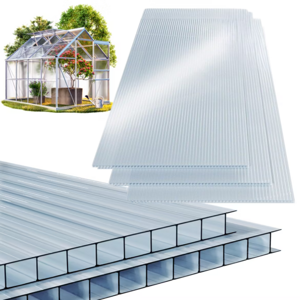 Poliwęglan komorowy MARK 4mm, 60,5x121x0,4cm, 14 szt., przezroczysta