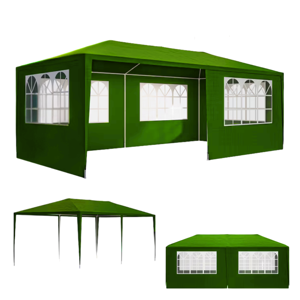 Namiot imprezowy NEAPOL, 3x6m, zielona