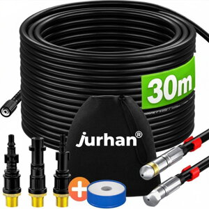 Zestaw do czyszczenia rur Premium, 30m, czarna  