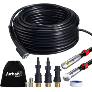 Zestaw do czyszczenia rur Premium, 30m, czarna  