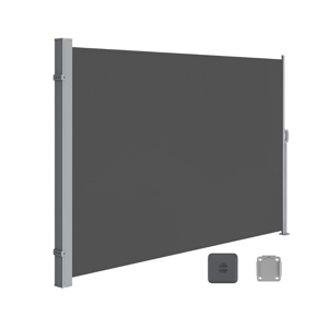 Markiza boczna HORIZON na taras, 160x300cm, szary