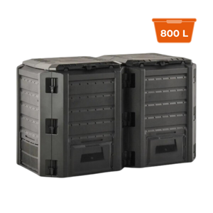 Kompostownik ogrodowy - Compogreen 800 l czarny