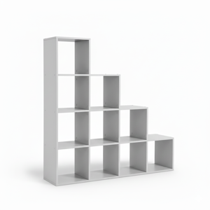 Półka magazynowa, regał KALLA, 129,5x29x129,5cm, biały