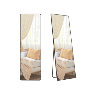 Lustro prostokątne NOIR, 160x50 cm, czarne