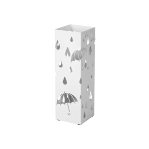 Stojak na parasole UMBRELLA, 15,5x15,5x49cm, biała
