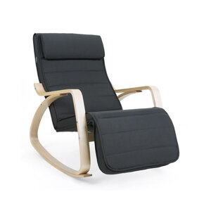 Fotel bujany SWING, max obciążenie 150kg, 67x115x91cm, antracyt