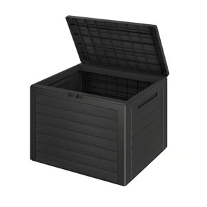 Pojemnik do przechowywania WOODEBOX, 190L,78x44x55cm, antracytowa 