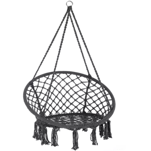 Wiszące krzesło BOHO, Ø61cm, antracytowa  