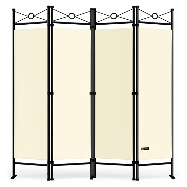 Parawan LUCCA, 163x180cm, kremowa