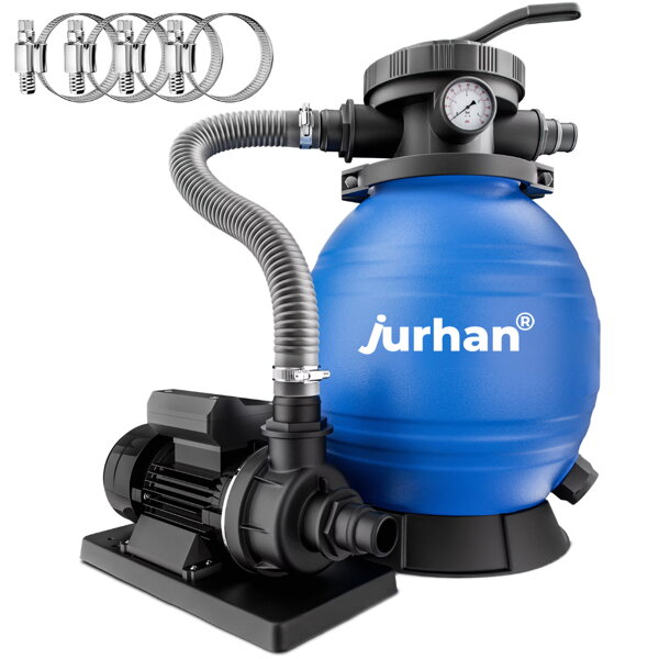 Filtr piaskowy do basenu AQUA, 10 200 l/h, niebieska
