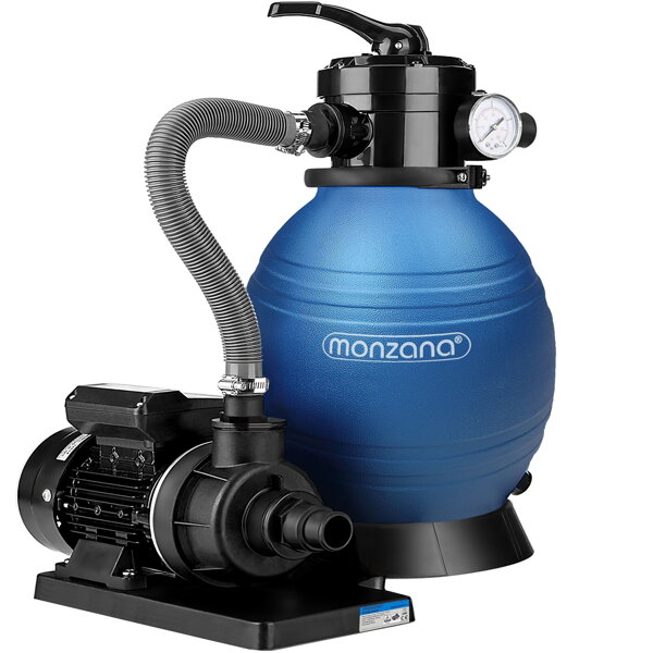 Filtr piaskowy do basenu AQUA, 10 200 l/h, niebieska
