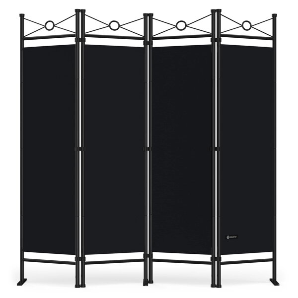 Parawan LUCCA, 163x180cm, czarna