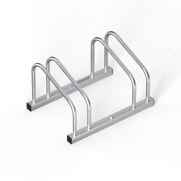 Stojak na 2 rowery BIKE, 50x32x27cm, srebrna  