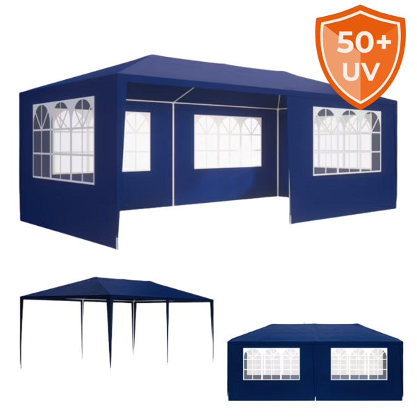 Namiot imprezowy NEAPOL, 3x6m, niebieska