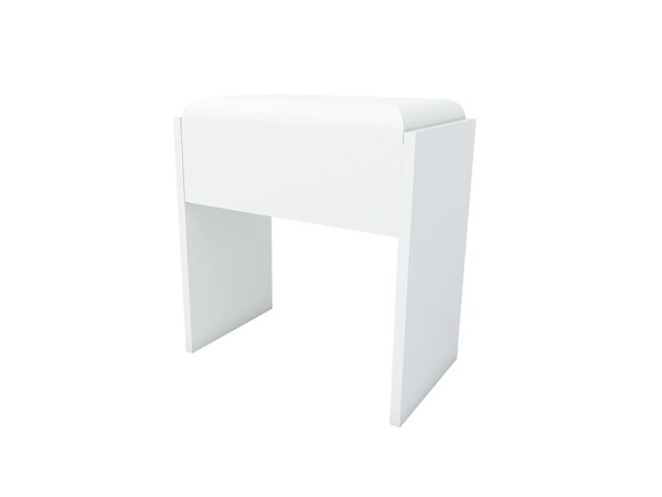 Taboret/stołek do toaletki, biały