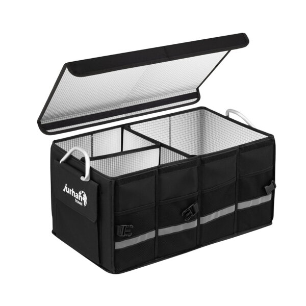 Organizer do bagażnika LEROY, 63L z izolacją, 60x35x30cm, czarna