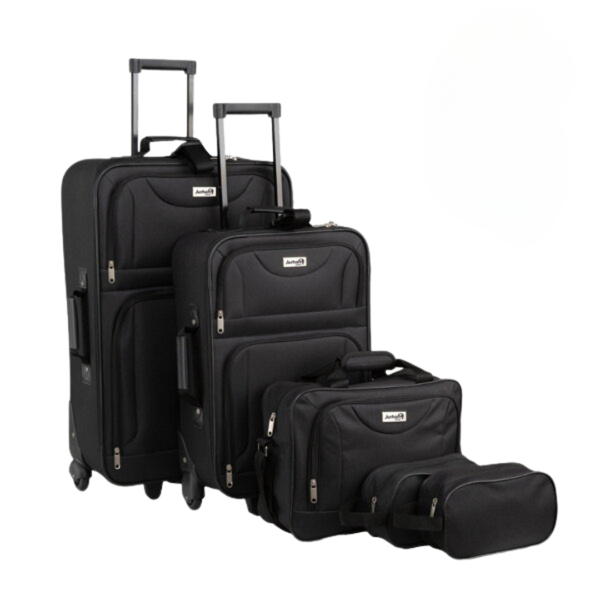 Zestaw walizek TRAVEL, 5-częściowy, czarna  