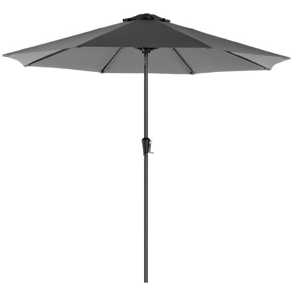 Parasol POSITANO, Ø300cm, szary