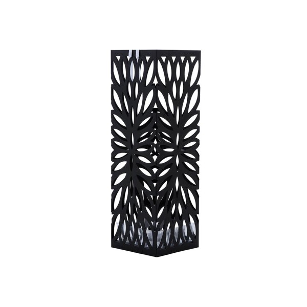 Stojak na parasole FLORE, 15,5x15,5x49cm, czarna