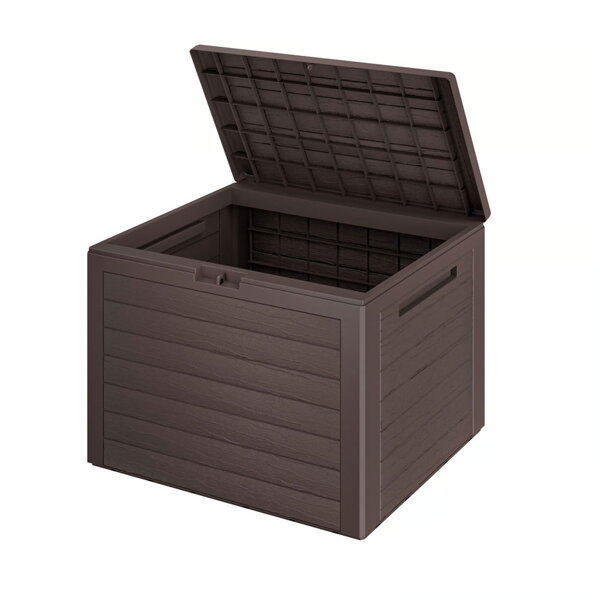Pojemnik do przechowywania WOODEBOX, 190L, 78x44x55cm, ciemny brąz