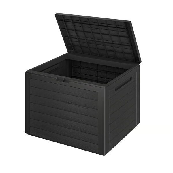 Pojemnik do przechowywania WOODEBOX, 190L,78x44x55cm, antracytowa 
